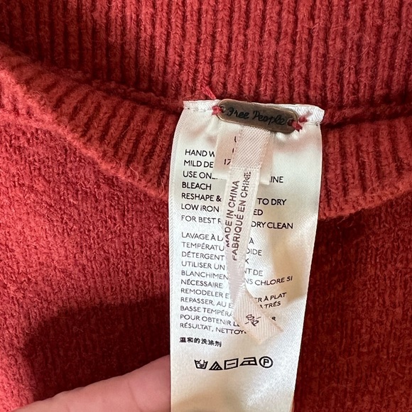 ⚪️⚪️Free People Color Block Knit Midi Skirt - Picture 3 of 4